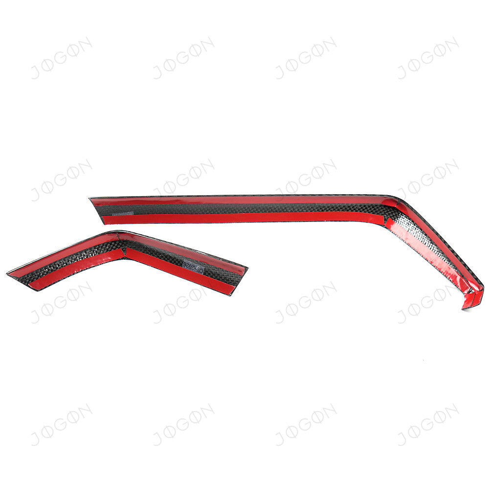 Center Display Upper Strips Dry Carbon Fiber for Corvette C8 DAWT011A