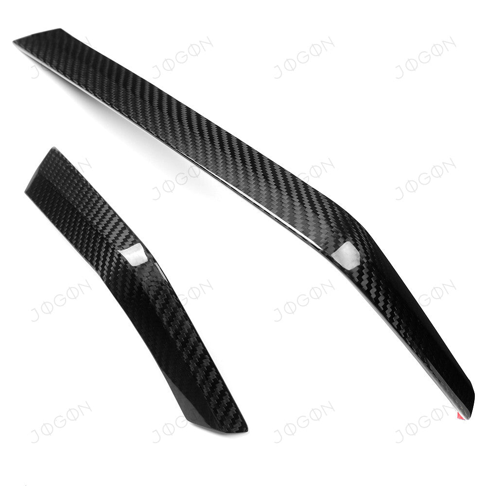 Center Display Upper Strips Dry Carbon Fiber for Corvette C8 DAWT011A
