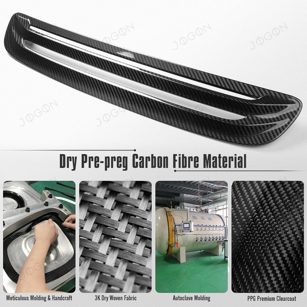 Hood Scoop Vent Dry Carbon Fiber for Honda Civic Type R FL5 DHD005