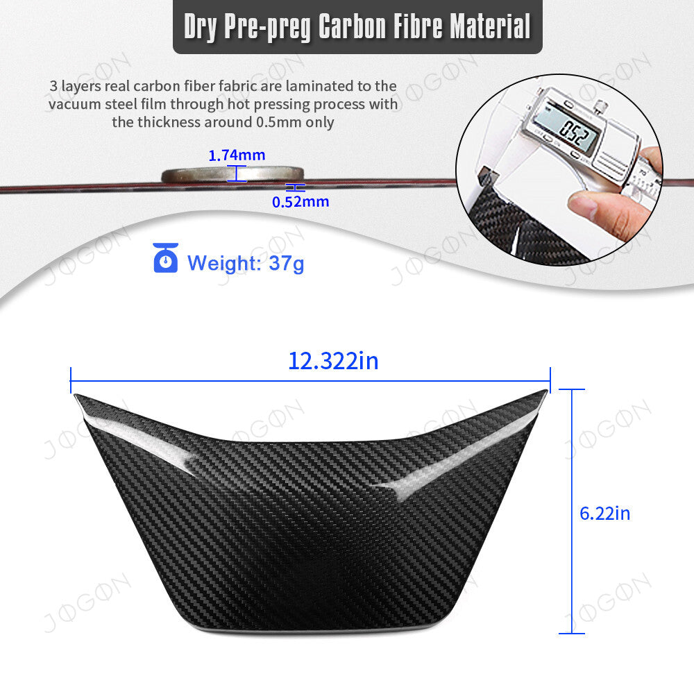 Dashboard Instrument Upper Panel Real Dry Carbon Fiber for Corvette C8 DAWT010A