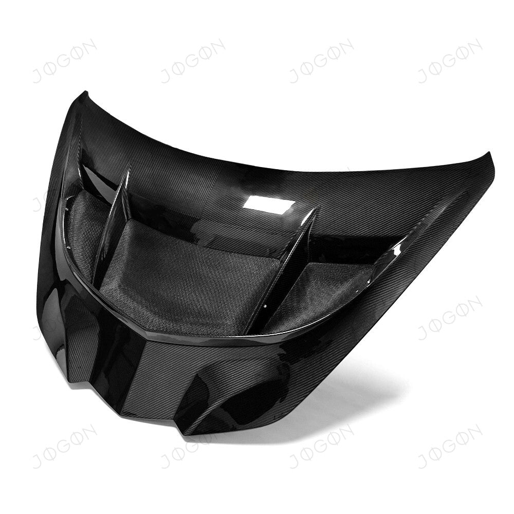 Front Hood Bonnet ZR1 Style Dry Carbon Fiber for Chevrolet Corvette C8 2020-2026