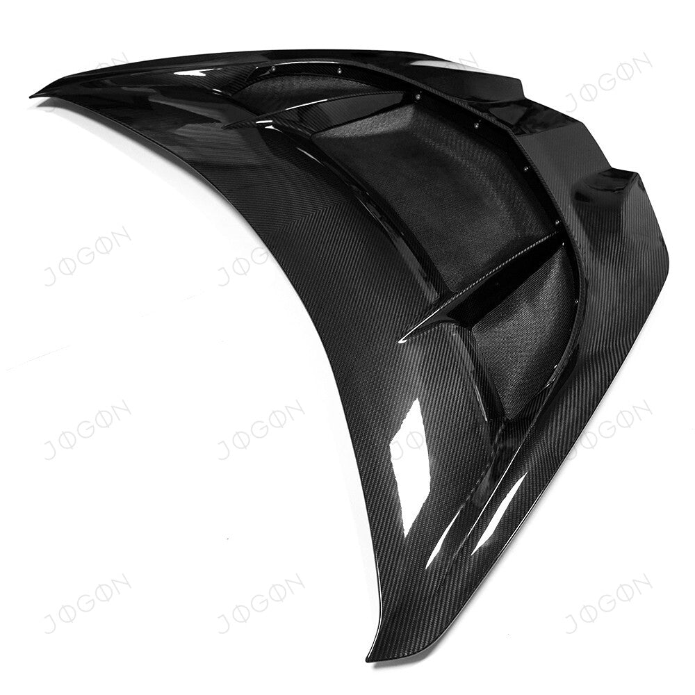 Front Hood Bonnet ZR1 Style Dry Carbon Fiber for Chevrolet Corvette C8 2020-2026