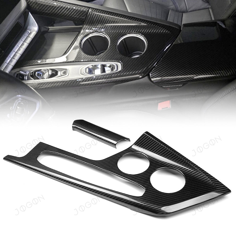 Center Console Panel Cover Dry Carbon Fiber for Corvette C8 DAWT003A