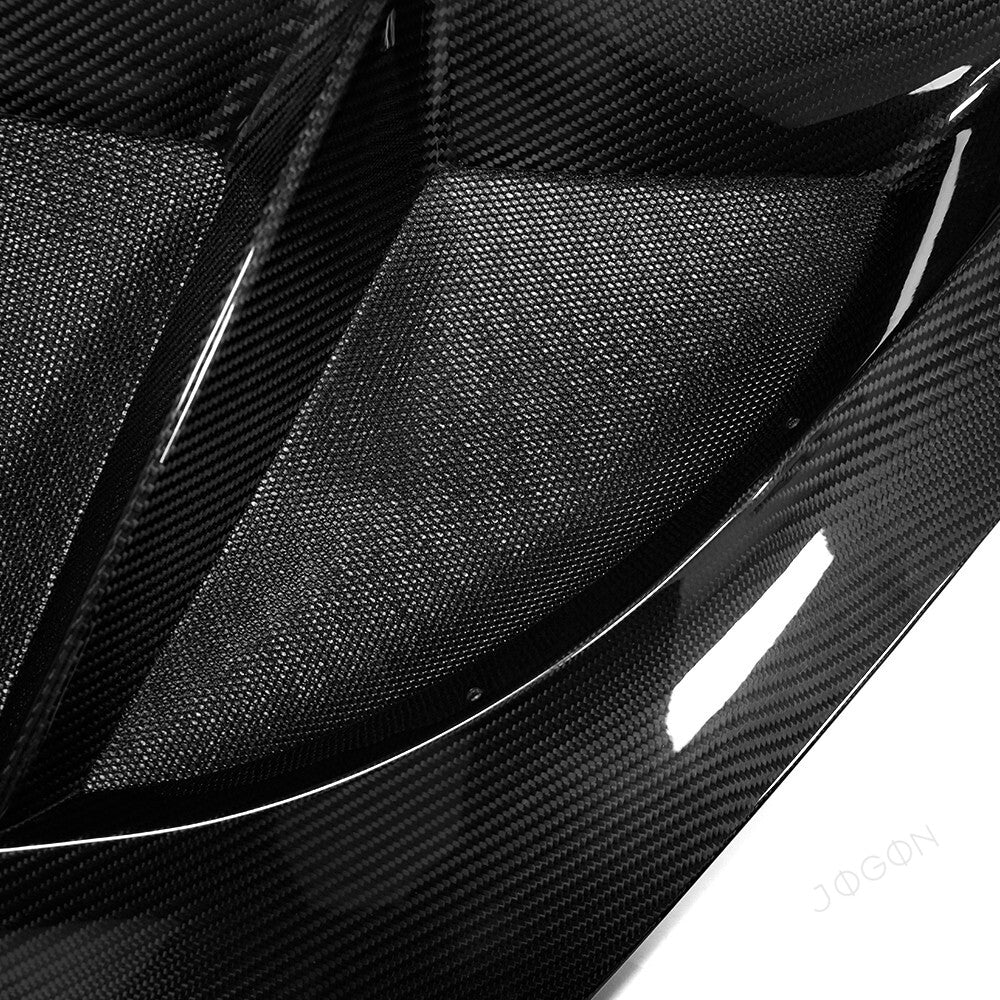 Front Hood Bonnet ZR1 Style Dry Carbon Fiber for Chevrolet Corvette C8 2020-2026