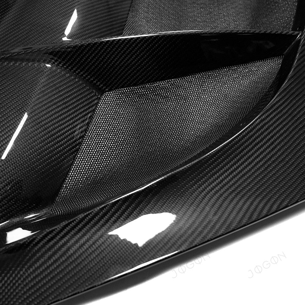 Front Hood Bonnet ZR1 Style Dry Carbon Fiber for Chevrolet Corvette C8 2020-2026