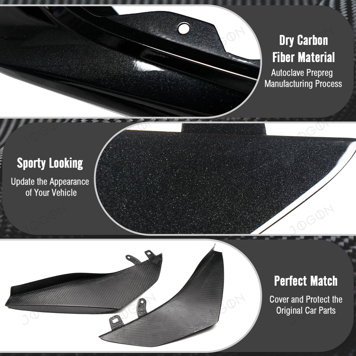 Front Splitter Front Lip Dry Carbon Fiber for Corvette C8 Z06 D1WT0118A2