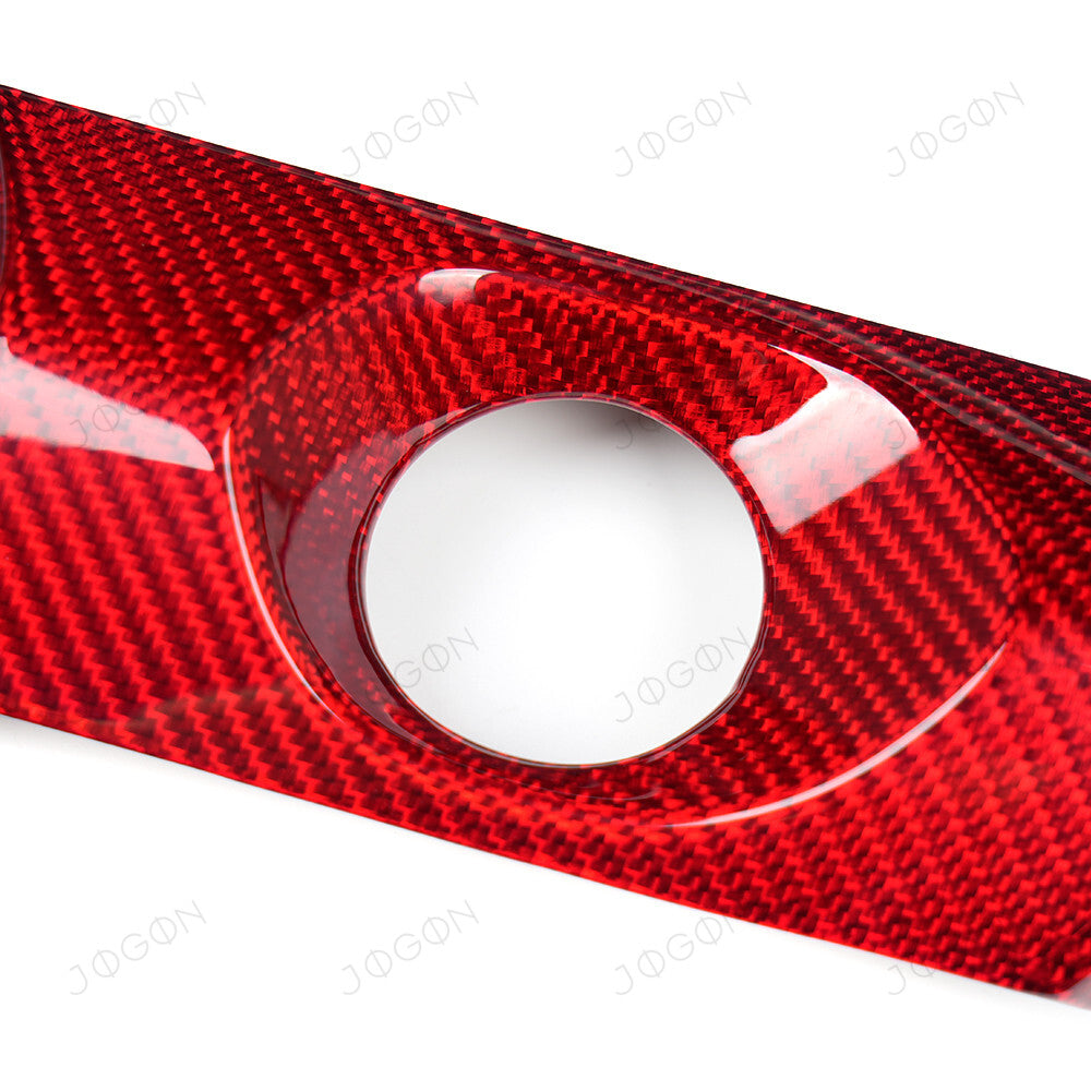Center Display Lower Panel Start Button Frame Dry Carbon Fiber for Corvette C8 DAWT007A
