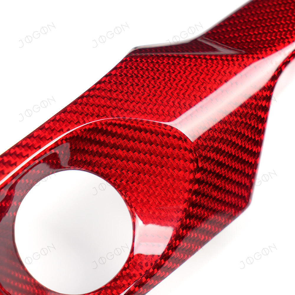 Center Display Lower Panel Start Button Frame Dry Carbon Fiber for Corvette C8 DAWT007A