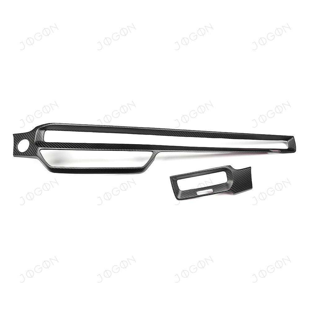 Center Dashboard Panel Cover Dry Carbon Fiber for Honda Civic FL5 DHD007B