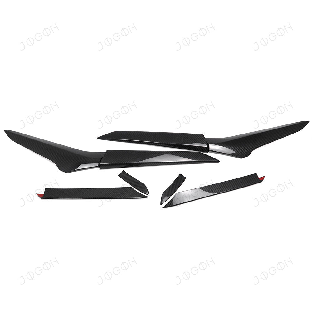 Side Fender Vent Scoop Boomerang Dry Carbon Fiber for Corvette C8 D1WT033