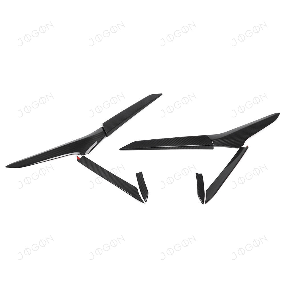 Side Fender Vent Scoop Boomerang Dry Carbon Fiber for Corvette C8 D1WT033