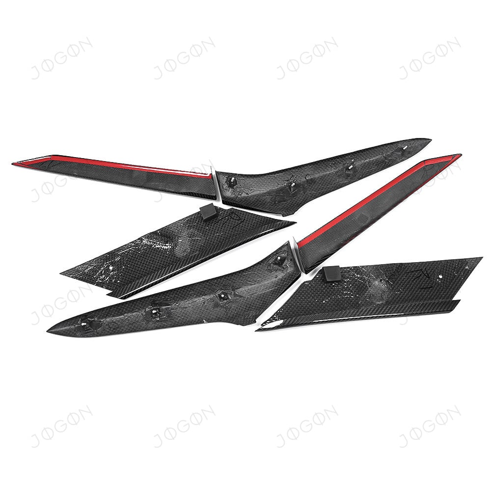 Side Fender Vent Scoop Boomerang Dry Carbon Fiber for Corvette C8 D1WT033