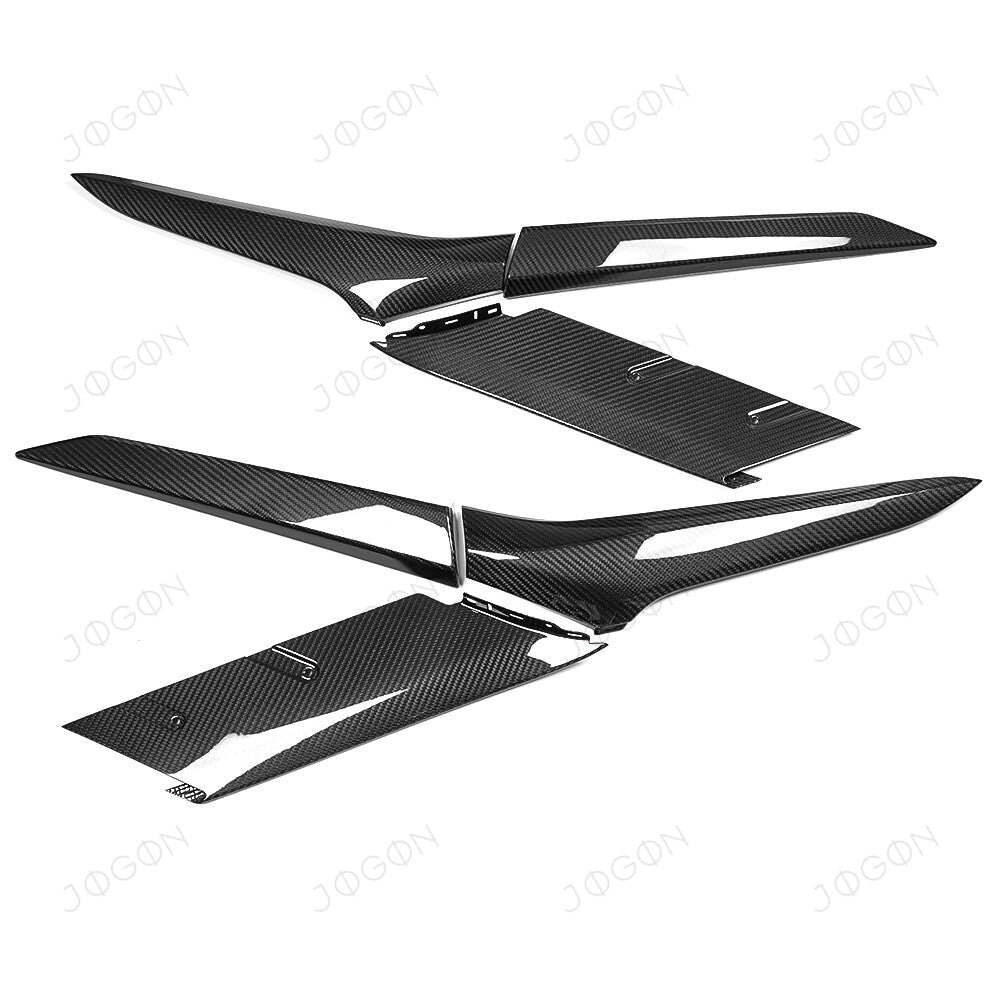 Side Fender Vent Scoop Boomerang Dry Carbon Fiber for Corvette C8 D1WT033
