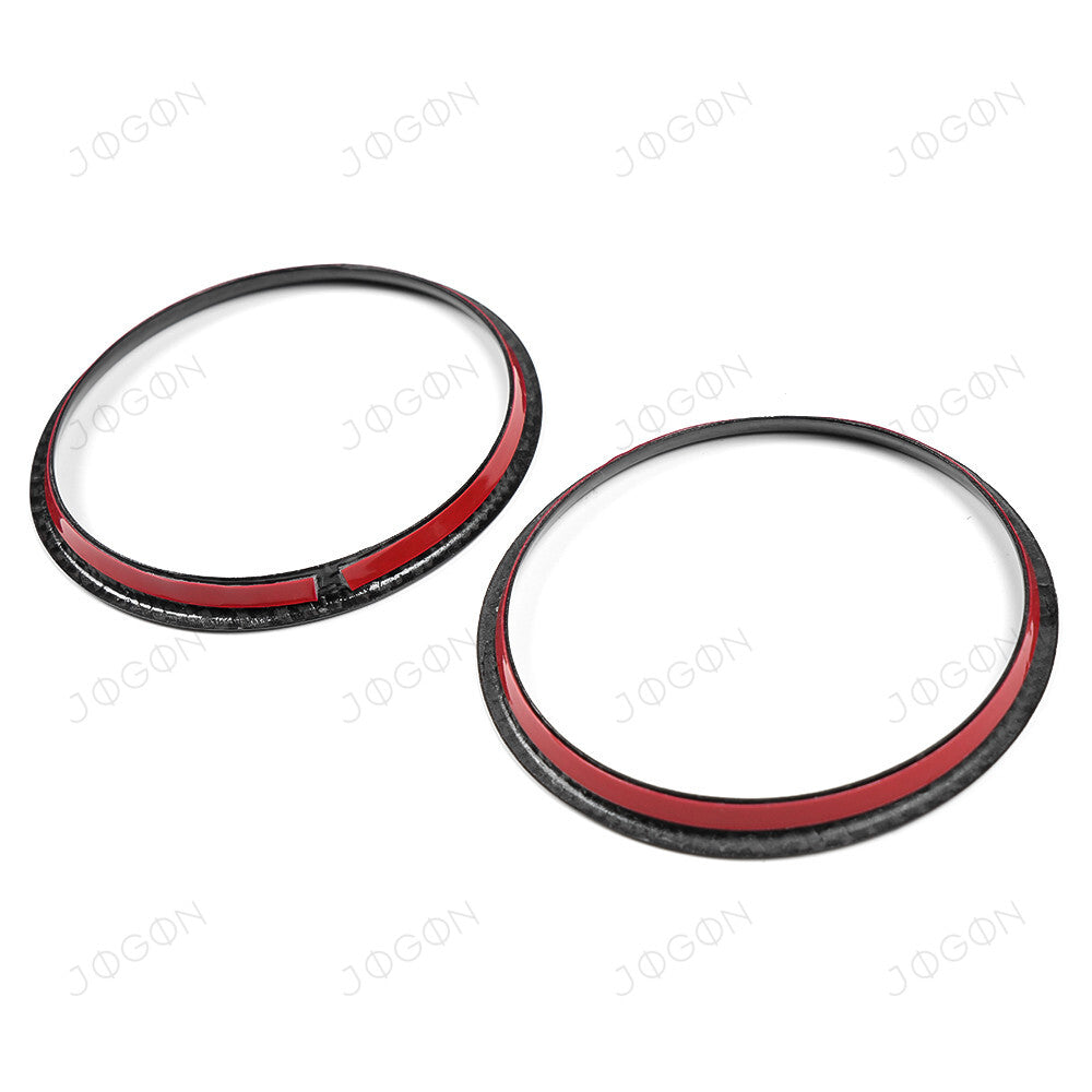 Console Cup Holder Ring Trims Dry Carbon Fiber for Corvette C8 DAWT016A