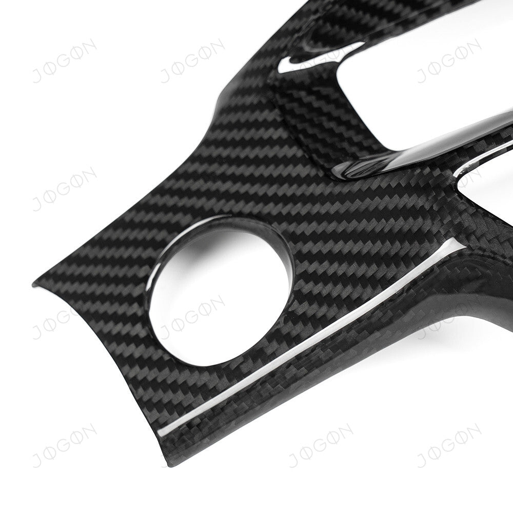 Center Dashboard Panel Cover Dry Carbon Fiber for Honda Civic FL5 DHD007B