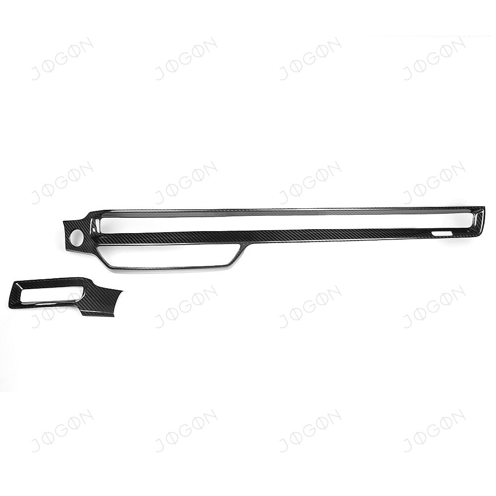 Center Dashboard Panel Cover Dry Carbon Fiber for Honda Civic FL5 DHD007B