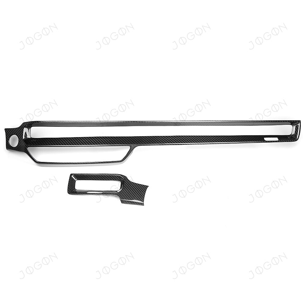 Center Dashboard Panel Cover Dry Carbon Fiber for Honda Civic FL5 DHD007B