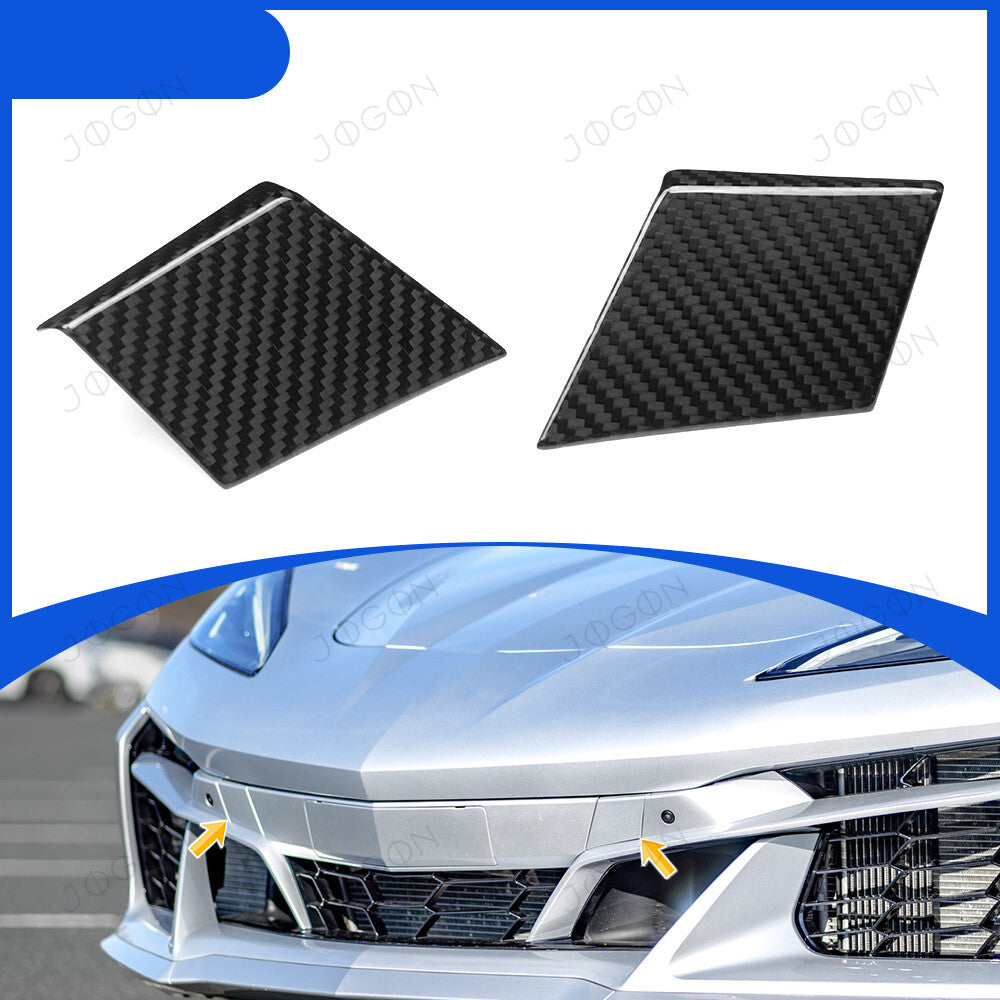 Front Tow Hook Cover Dry Carbon Fiber for Corvette C8 Z06 E-Ray DAWT015A