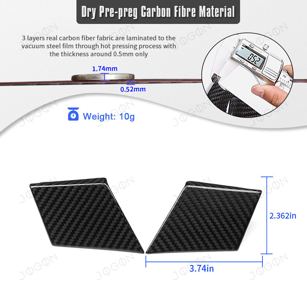 Front Tow Hook Cover Dry Carbon Fiber for Corvette C8 Z06 E-Ray DAWT015A