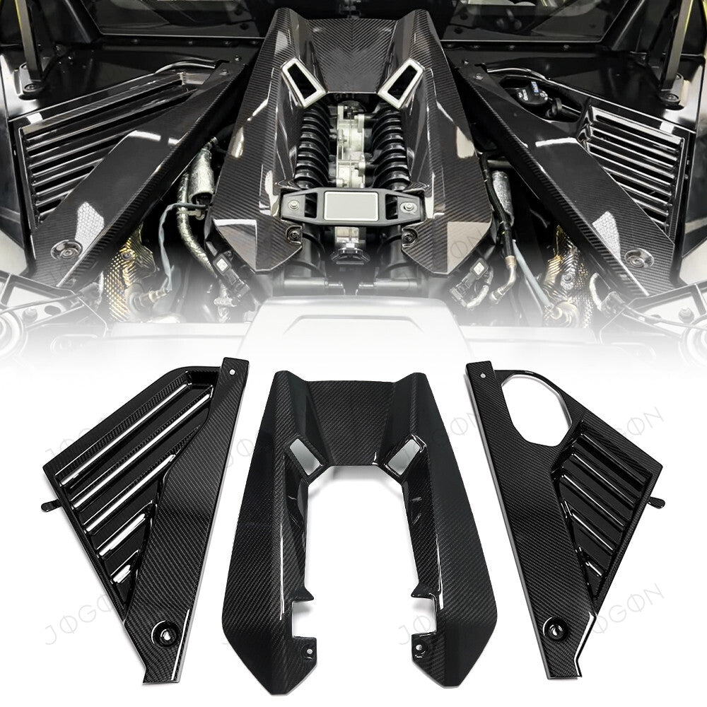 Engine Appearance Package for Corvette C8 Z06 2023-2026 Carbon Fiber D1WT082