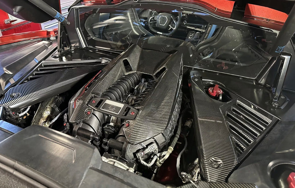 Engine Appearance Package for Corvette C8 Z06 2023-2026 Carbon Fiber D1WT082