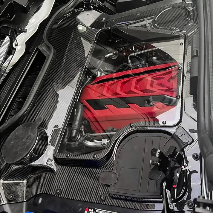 Engine Appearance Package for Corvette C8 Z06 2023-2026 Carbon Fiber D1WT082