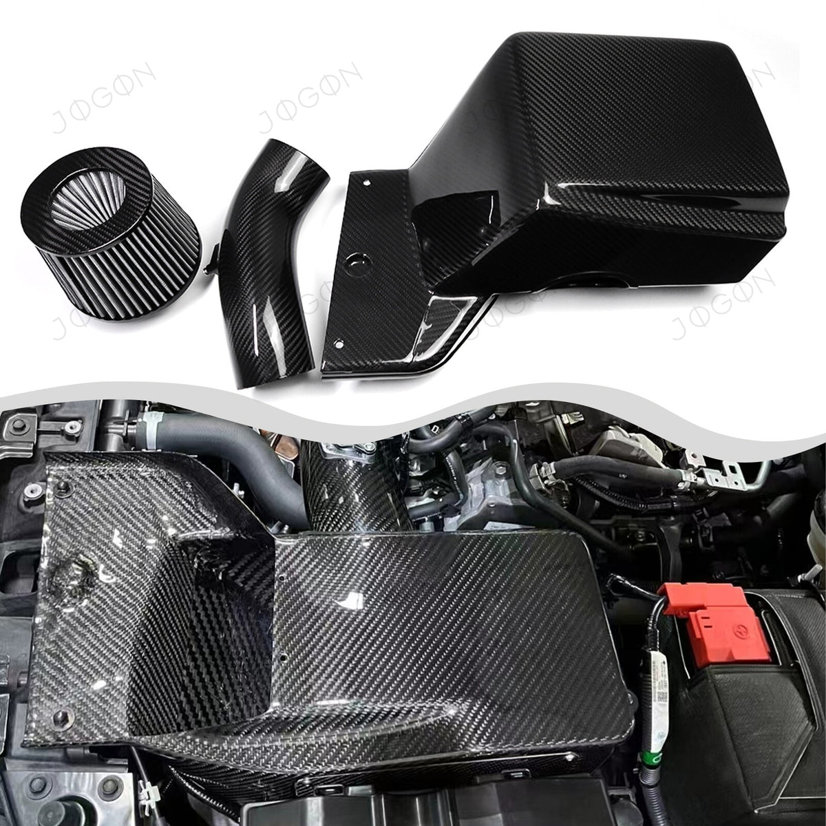 Intake Manifold Cover Kit Dry Carbon Fiber for Civic Type R FL5 DAG027A