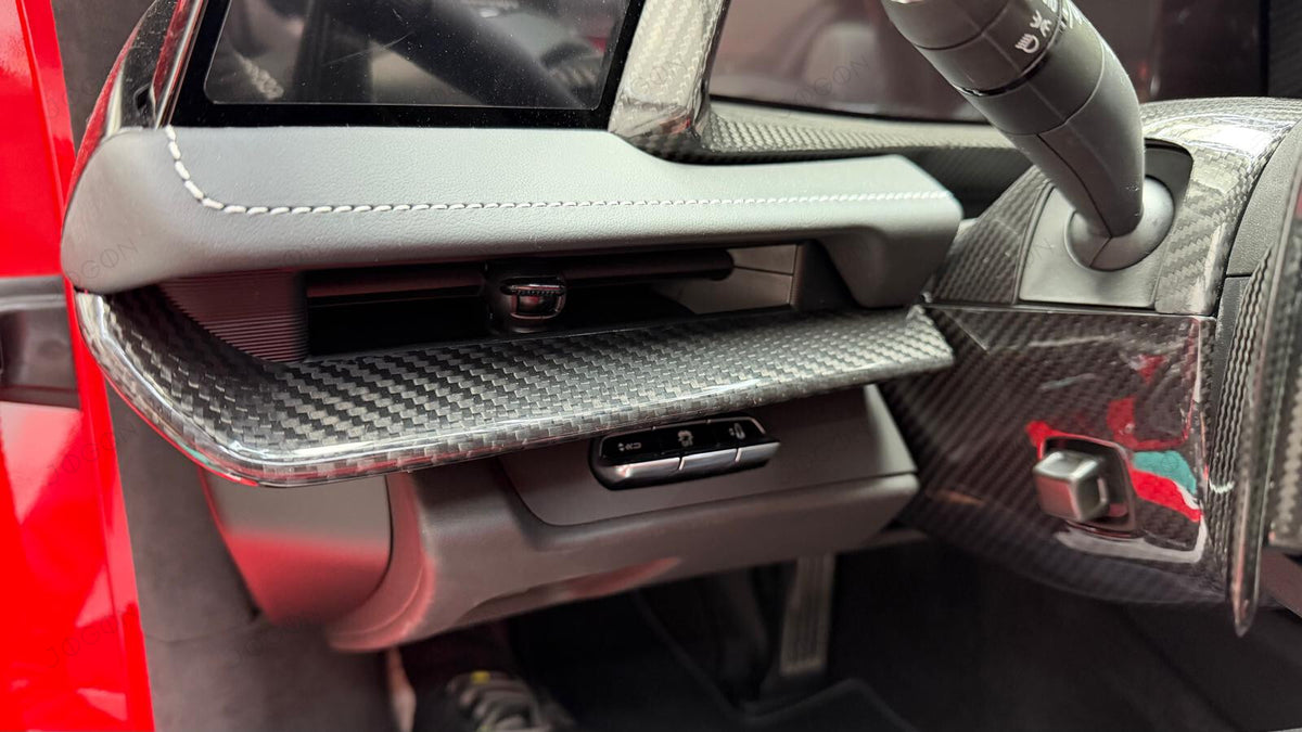 Air Condition Outlet Vent Strip Dry Carbon Fiber for Corvette C8 DAWT005A