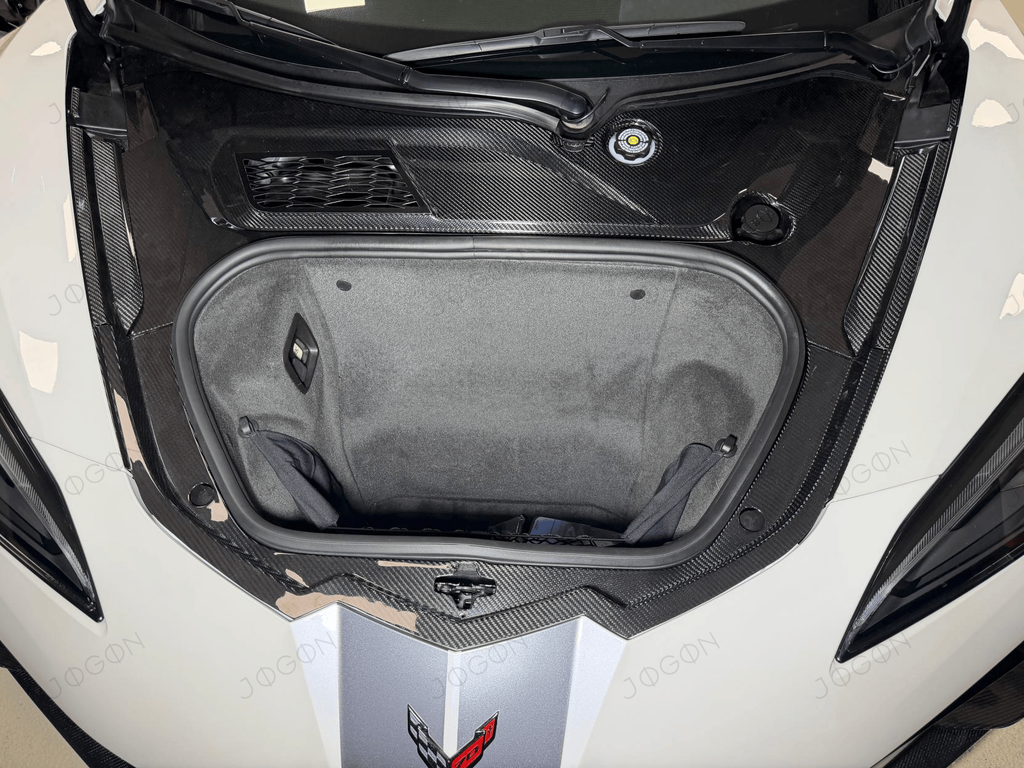 Front Trunk Trims Kit Dry Carbon Fiber for Corvette C8 D1WT0109