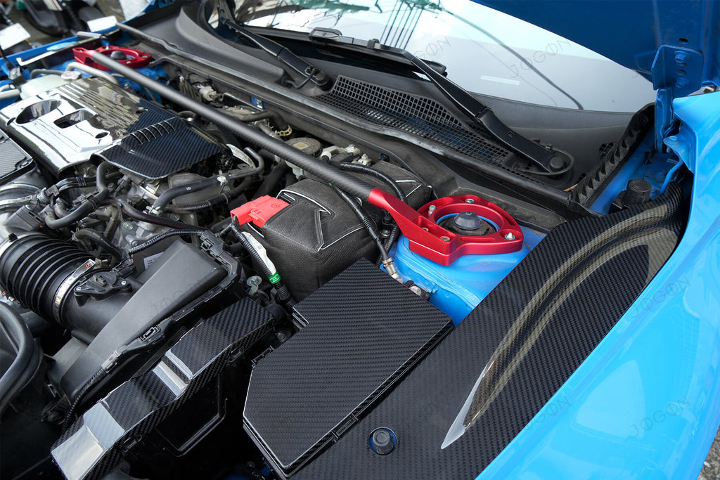 Strut Bar Brace Real Dry Carbon Fiber for Civic FL5 DE5 DHD014B