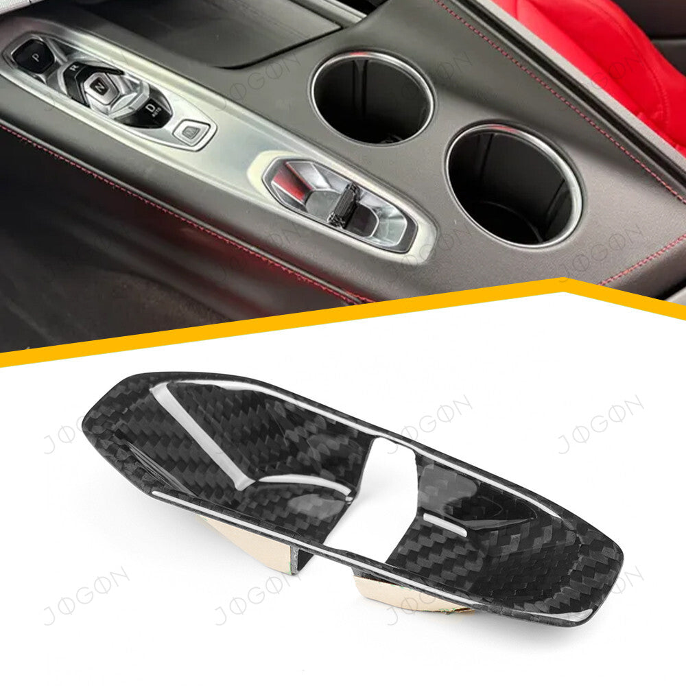 Drive Mode Selector Cover Dry Carbon Fiber for Corvette C8 DAWT014A