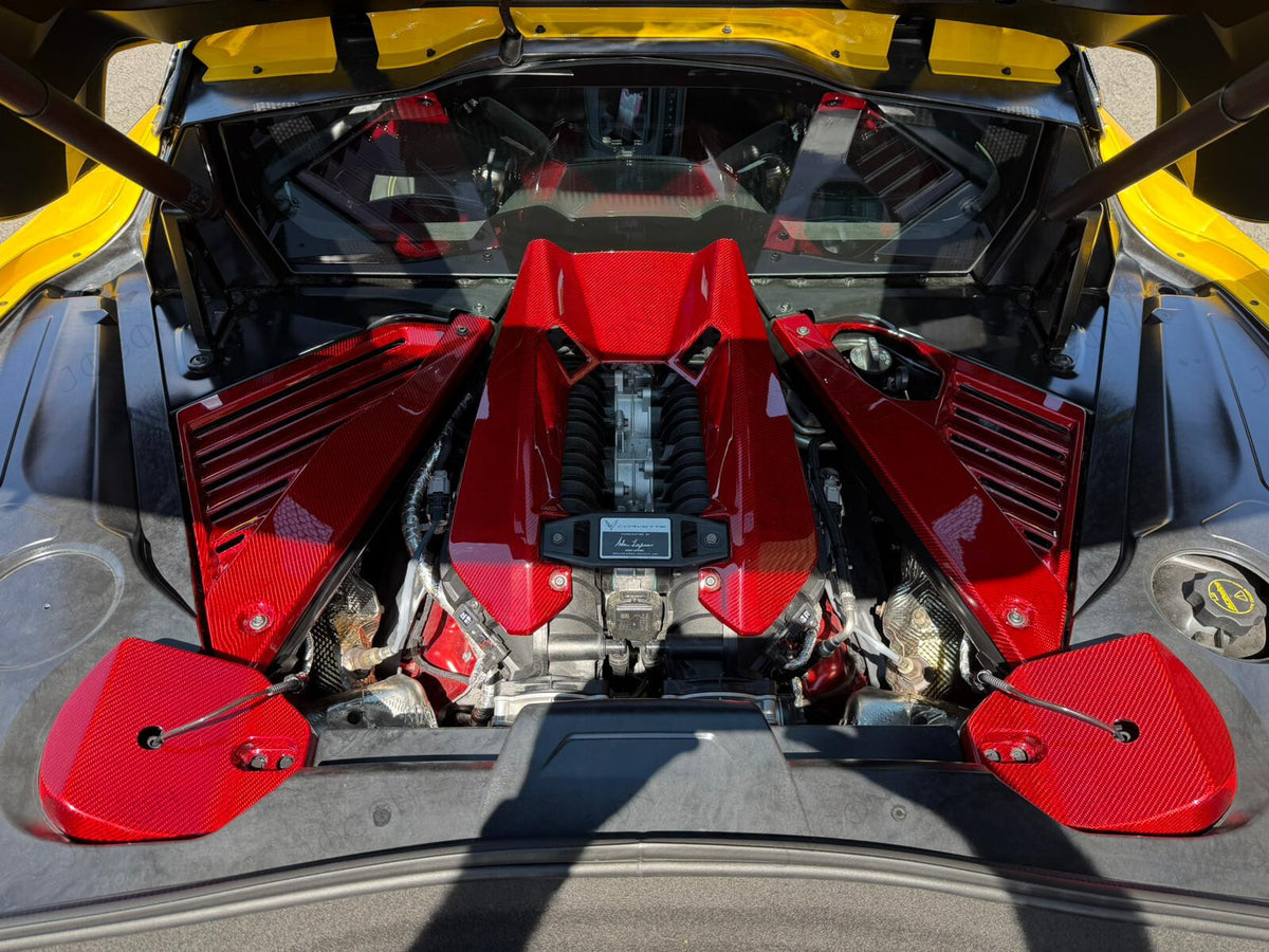 Engine Appearance Package for Corvette C8 Z06 2023-2026 Carbon Fiber D1WT082