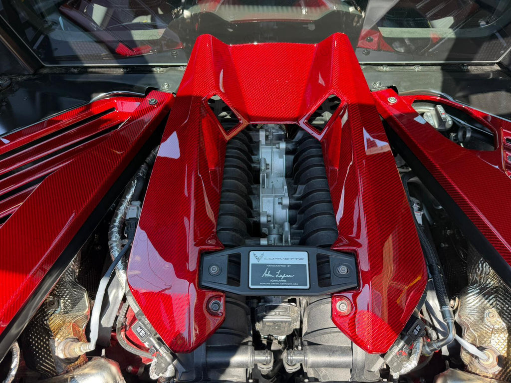 Engine Appearance Package for Corvette C8 Z06 2023-2026 Carbon Fiber D1WT082