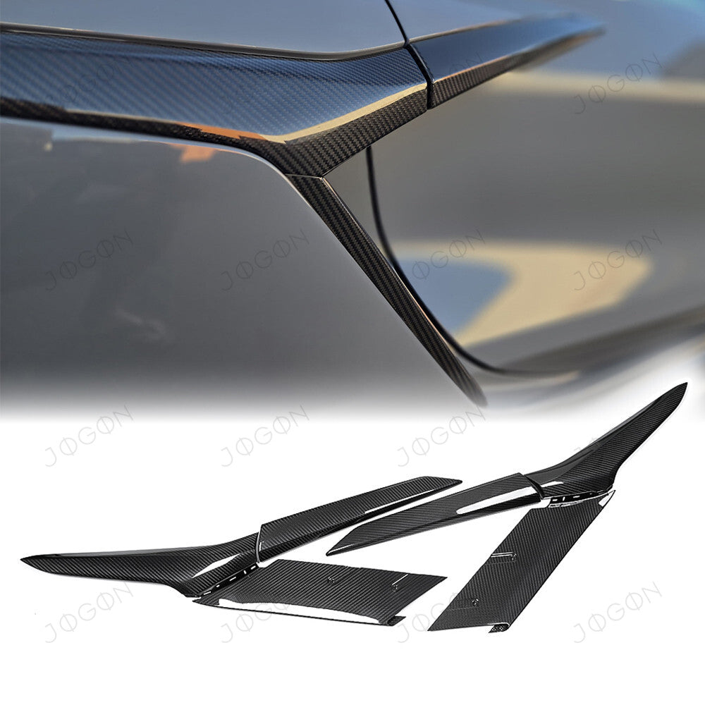 Side Fender Vent Door Garnish Dry Carbon Fiber for Corvette C8 Z06 D1WT0108A1