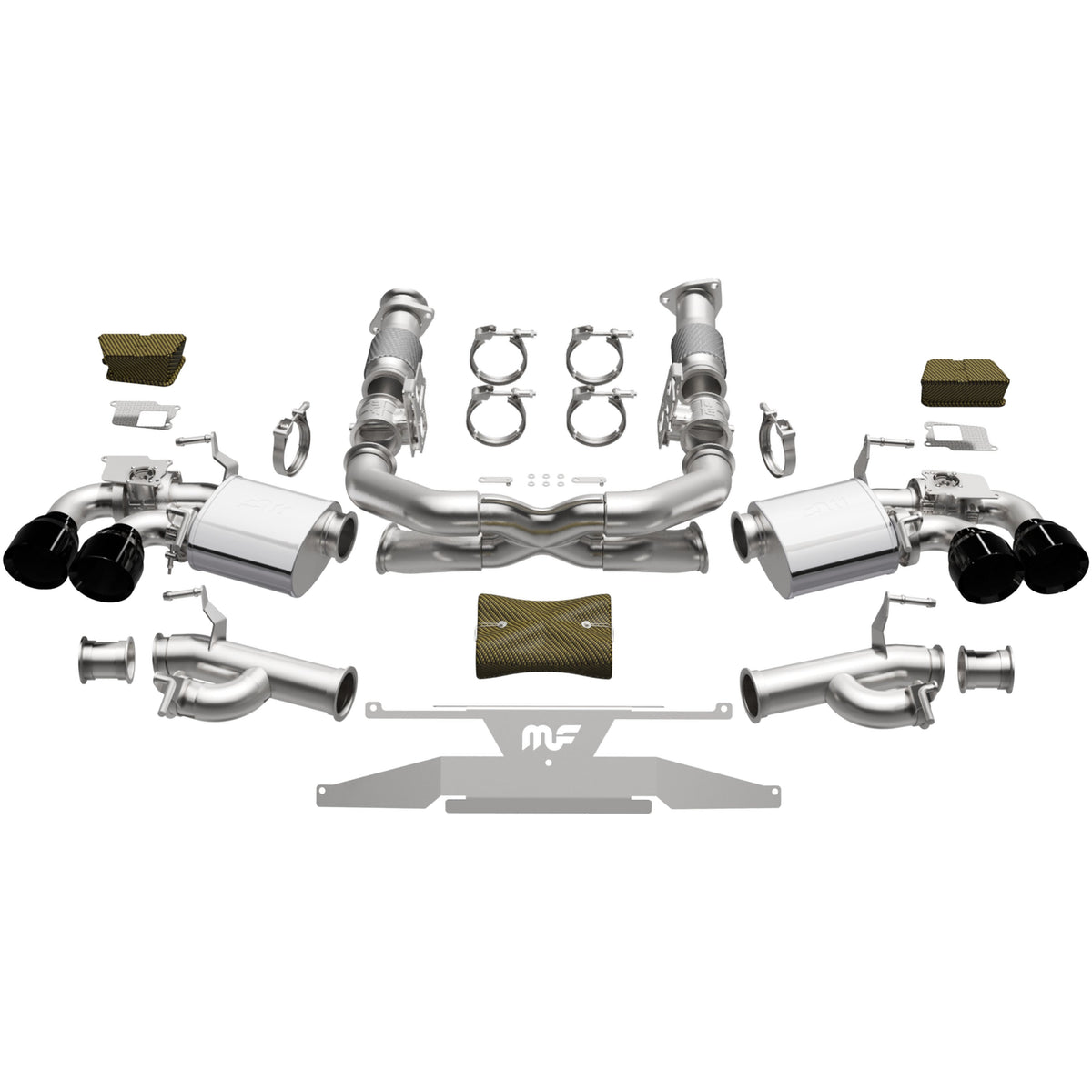 MagnaFlow 2020-2026 Chevrolet Corvette 6.2L xMOD Series Cat-Back Performance Exhaust System 19545