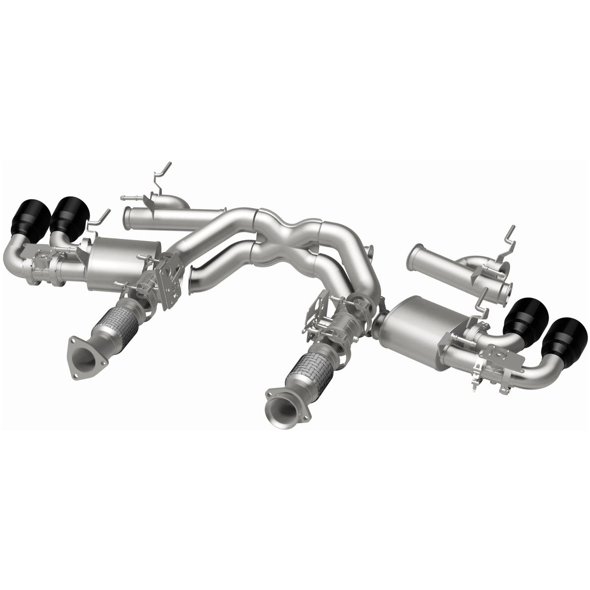 MagnaFlow 2020-2026 Chevrolet Corvette 6.2L xMOD Series Cat-Back Performance Exhaust System 19545