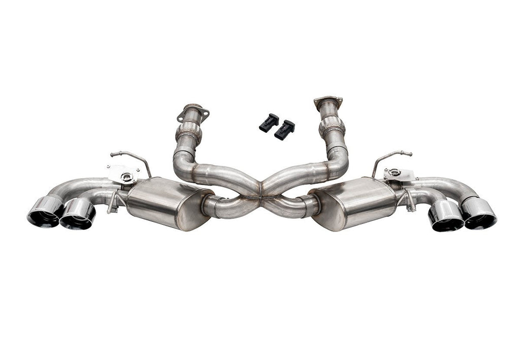 3.0 in Cat-Back 4.5 in Pro-Series Tips | 2020-26 Corvette C8 (w/ Factory NPP) (21100, 21103-1, 21106, 21105-1)