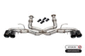 3.0 in Cat-Back 4.5 in Carbon Fiber Tips | 2020-26 Corvette C8 (w/o Factory NPP) (21102CF, 21104CF)