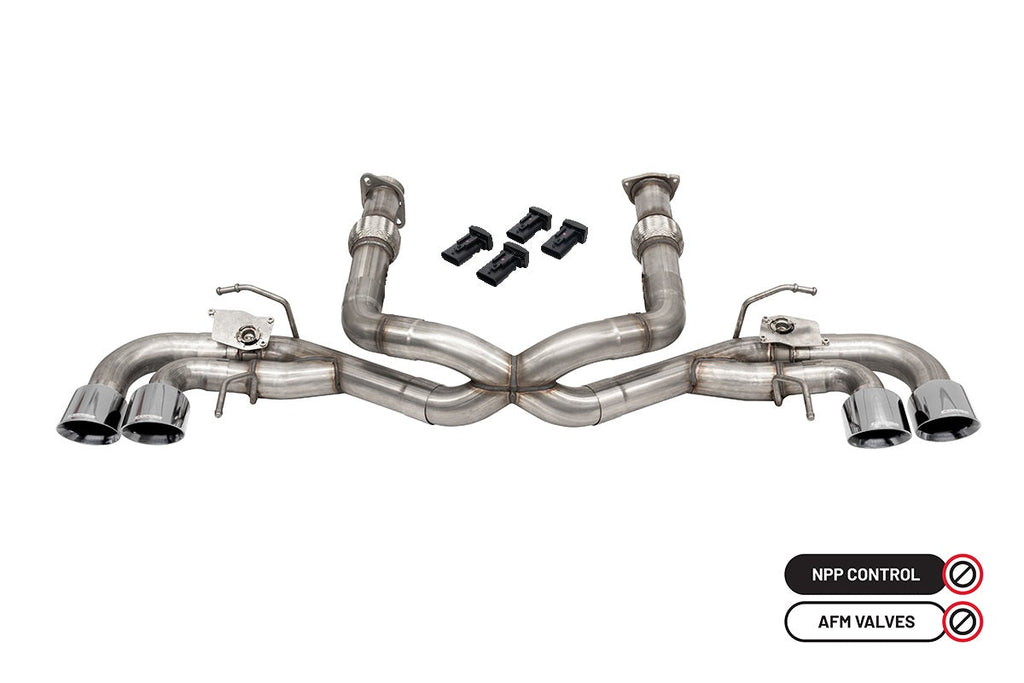 3.0 in Cat-Back 4.5 in Pro-Series Tips | 2020-26 Corvette C8 (w/ Factory NPP) (21100, 21103-1, 21106, 21105-1)