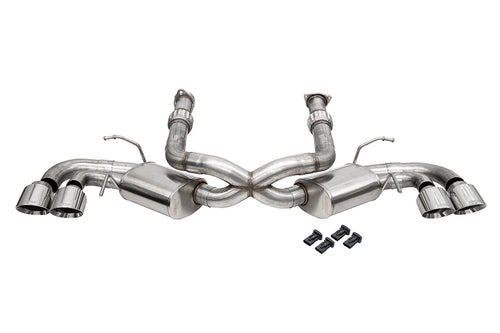 3.0 in Cat-Back 4.5 in Pro-Series Tips | 2020-25 Corvette C8 (w/ Factory NPP) (21108, 21108BLK, 21108CF, 21108CFBLK))