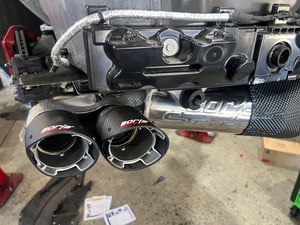 Borla S-Type Cat-Back Exhaust with Carbon Fiber Tips (20-26 6.2L Corvette C8 w/ AFM Valves & NPP Dual Mode Exhaust)
