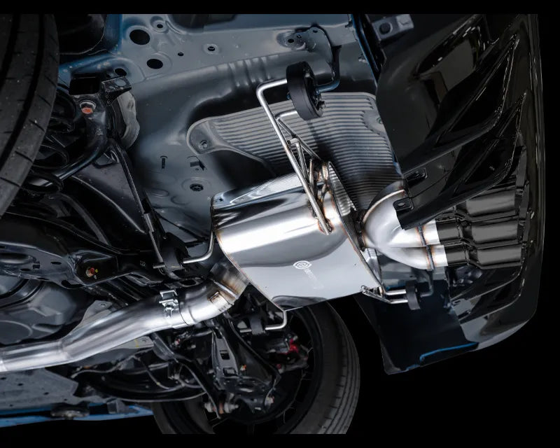 AWE Tuning Touring Edition Exhaust 3" with 4.5" Triple Diamond Black Tips for Honda Civic Type R 2023-2025