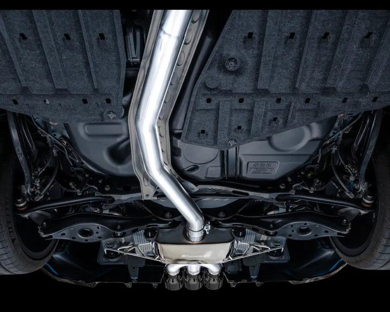 AWE Tuning Touring Edition Exhaust 3" with 4.5" Triple Diamond Black Tips for Honda Civic Type R 2023-2025