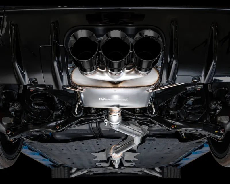 AWE Tuning Touring Edition Exhaust 3" with 4.5" Triple Diamond Black Tips for Honda Civic Type R 2023-2025