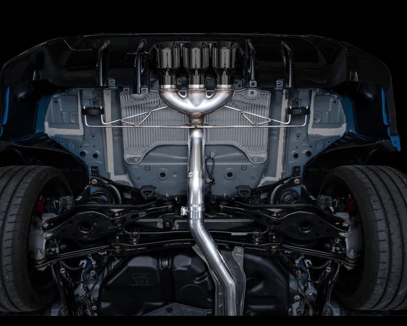 AWE Tuning Track Edition Exhaust 3" with Triple Diamond Black Tips for Honda Civic Type R 2023-2025