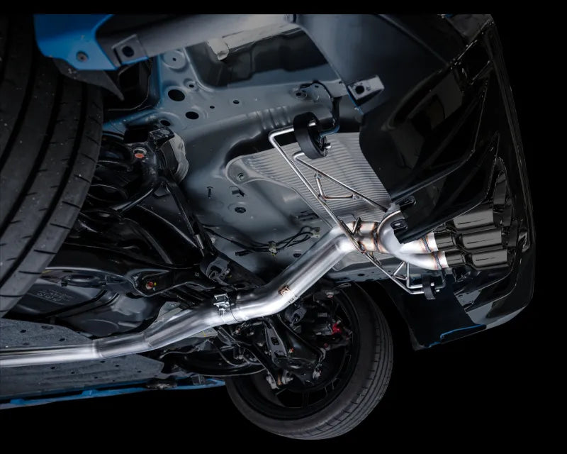 AWE Tuning Track Edition Exhaust 3" with Triple Diamond Black Tips for Honda Civic Type R 2023-2025