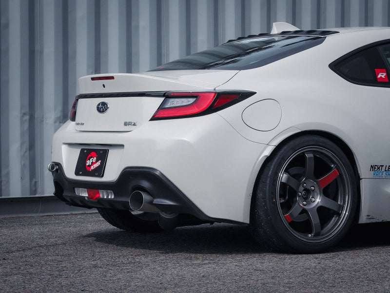 aFe GR86 / BRZ Takeda 3in 304 SS Cat-Back Exhaust System w/ Brushed Tip