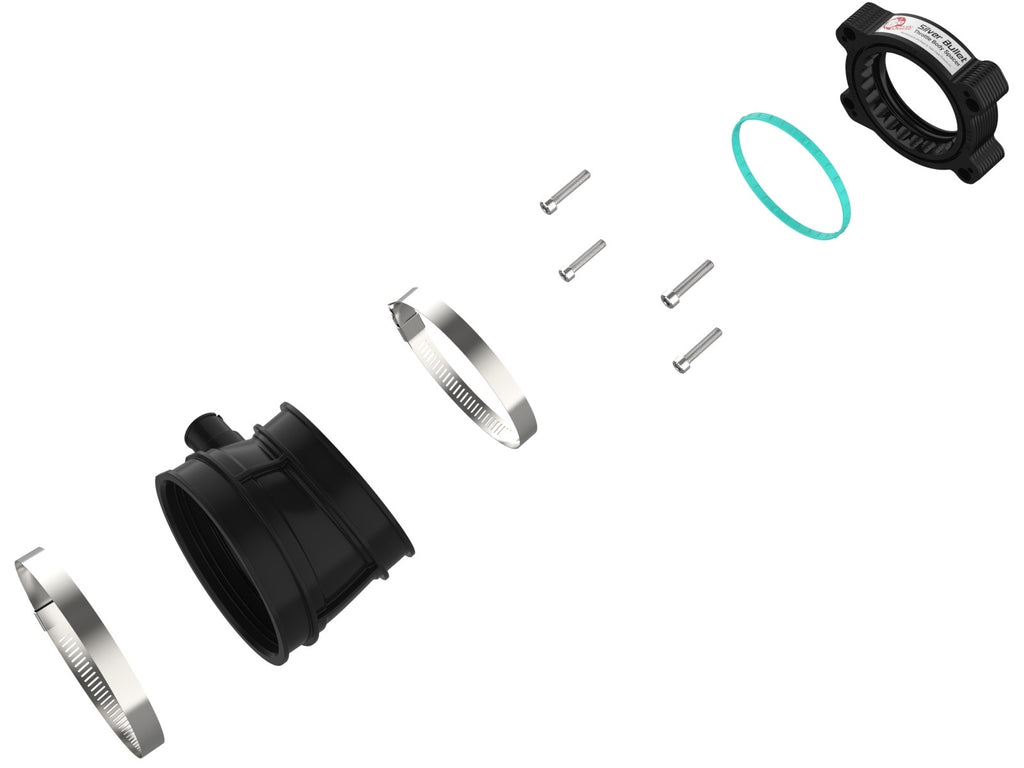 Silver Bullet Throttle Body Spacer Black