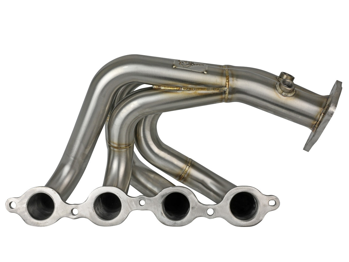 Twisted Steel 304 Stainless Steel Long Tube Header w/ Brushed Finish