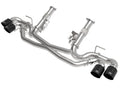 MACH Force-Xp 304 Stainless Steel Cat-Back Exhaust w/o Muffler Black (No NPP)